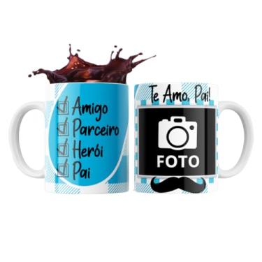 Imagem de Canecas Personalizadas dia dos Pais Times de futebol com foto 10
