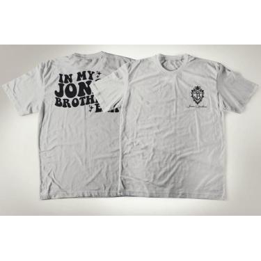 Imagem de Camiseta Tradicional De Algodão Banda Jonas Brothers Pop - Porto Stamp