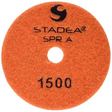 Imagem de Stadea DPPD04SPRA15001P Almofada de polimento de diamante de granito seco para granito travertino, pedra de concreto, mármore, vidro, grão de 10 cm 1500