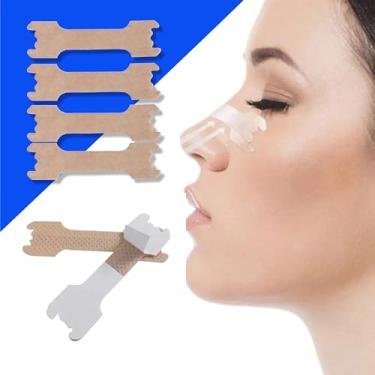 Imagem de Tiras Nasais Adesivas Anti Ronco. Dilatador Nasal, Melhora a Noite de Sono, Promove Maior Fluxo de Ar (100 Unidades, G (66x19mm))