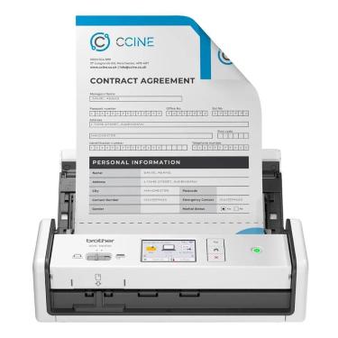 Imagem de Scanner de Mesa compacto Brother ADS1800W Wifi Duplex Branco