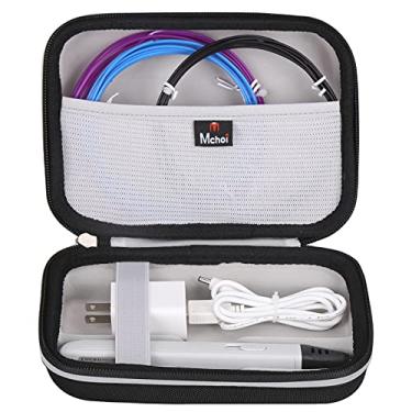 Imagem de Mchoi Hard Carrying Case Suitable for MYNT3D Super / MYNT3D Professional / MYNT3D Pro Printing 3D Pen, Shockproof Waterproof Black Travel 3D Printing Pen Protective Case, Case Only