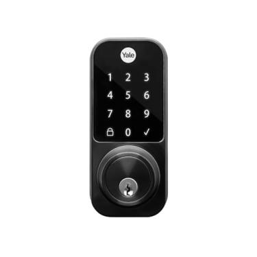 Imagem de Fechadura Digital YDD 120 Preta com Senha e Chave | Yale