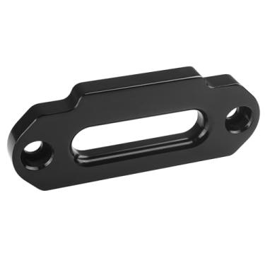 Imagem de Ucreative Alumínio Hawse Fairlead para ATV 907.2-1,587.6 kg guincho 4 7/8" (124 mm) suporte brilhante (preto)