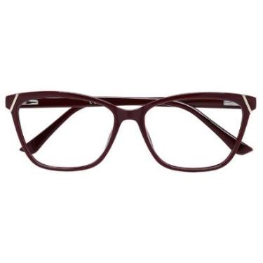 Imagem de Óculos De Grau Feminino Retangular 2080-Feminino