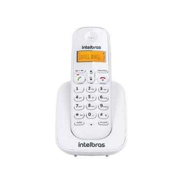 Imagem de Ramal sem fio digital TS 3111 Intelbras DECT 6.0 Branco Homologação: 20121300160