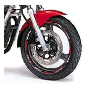 Imagem de Adesivo Friso Refletivo Suzuki Gs 500 - Fr 407 - Resitank