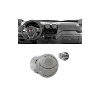 Imagem de Grade Difusor Ar Painel Central ou Lateral Cinza Claro Novo Palio 2012