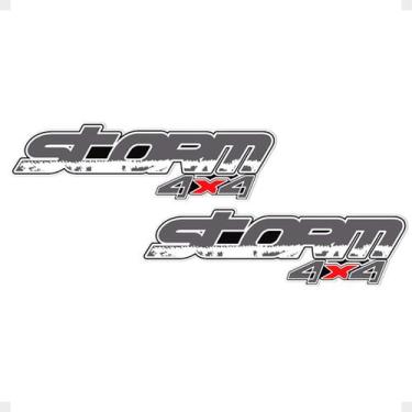 Imagem de Adesivo Storm 4x4 Compatível Com Ranger 2007/2009 Branco - SPORTINOX