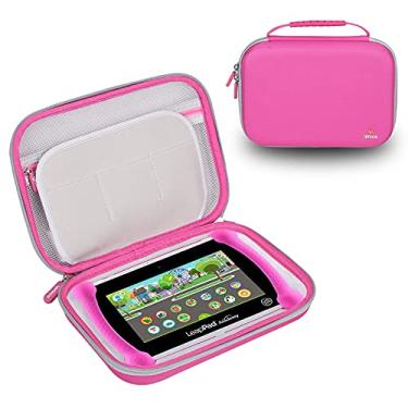 Imagem de Aproca Estojo rígido para armazenamento de viagem, para Leapfrog Epic Academy Edition/Leapfrog LeapPad Ultimate(rosa)