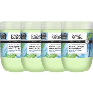 Imagem de 4 Gel Redutor Corporal Crioterapia Cafeina 750g DaguaNatural - D'Água 