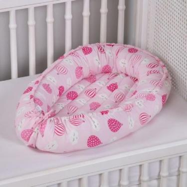 Imagem de Ninho Redutor De Berço Matelado Algodão Estampado - Monzilo Baby Kids,