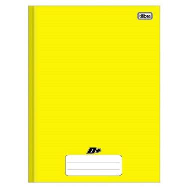 Imagem de Caderno Costurado Tilibra Universitário Capa Dura D+ Amarelo 96 Folhas