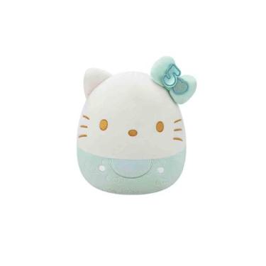 Imagem de Pélucia Hello Kitty Verde de 20cm (50 anos) - Squishmallows - SQUISHMA