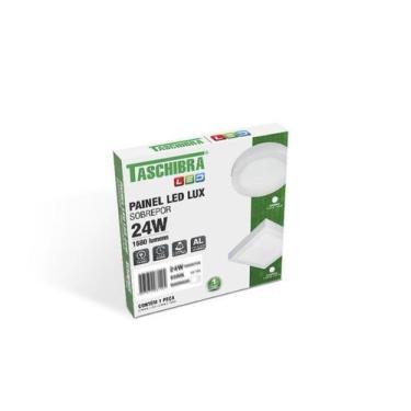 Imagem de Luminária Painel LED Redondo LUX Sobrepor - 24W - Taschibra, 6500K