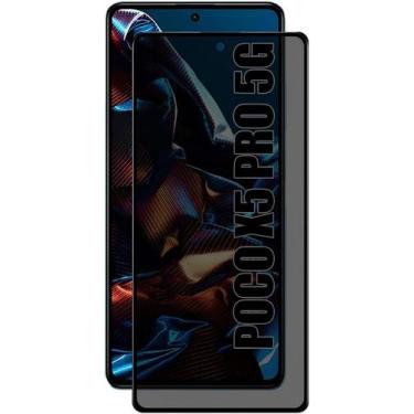 Imagem de Película 3D Privacidade Anti Espionagem Para Poco X5 Pro Tela de 6,67 