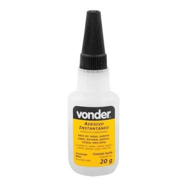 Imagem de Cola Instantanea 20g Vonder, Tansparente