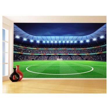 Imagem de Papel De Parede 3D Esporte Estádio Gramado Campo 3,5M Spt65 - Você Dec