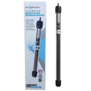 Imagem de Aquecedor Com Termostato 100w Para Aquários Até 100 Litros - 110V - MI