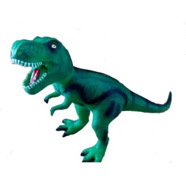 Imagem de Dinossauro De Borracha C/ Sons Tamanho Grande Dino World - toys
