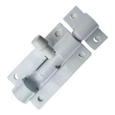 Imagem de Trinco Ferrolho Para Portas E Jenelas 5cm - LONDON ALUMINIOS