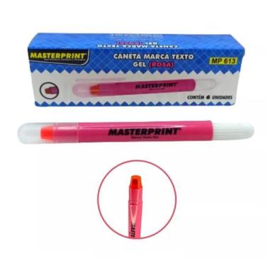 Imagem de Kit 6 Unidades Caneta Marca Texto Gel Premium Flex Mp-613 - MasterPrin