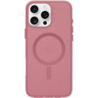 Imagem de OtterBox Capa transparente para iPhone 16 Pro Max Symmetry Series - Foxberry Pink