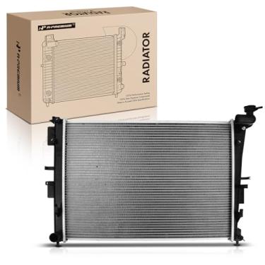 Imagem de A-Premium Conjunto de radiador de refrigeração do motor compatível com Hyundai Sonata & Kia Optima 2011 2012 2013, L4 2,4L, radiador principal, transmissão manual, substituição # 253104R000, HY3010182