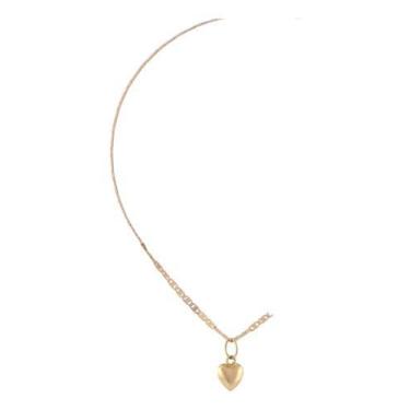 Imagem de Pulseira Feminina Ouro Pingente Coração 18 Cm 18k 750 - JOIE JOIAS FIN
