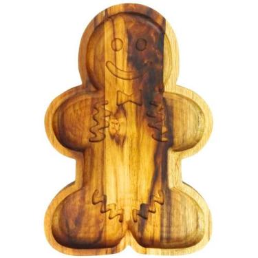 Imagem de Petisqueira Natal Madeira Premium Mesa Posta Natalina - Carmisini