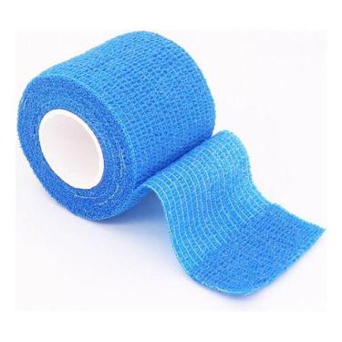 Imagem de   10 Rolos De Bandagem Elástica - Five Star, Azul claro