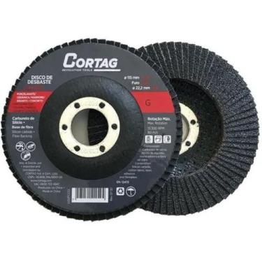 Imagem de Disco de desbaste flap g-40 porcelanato e granito cortag