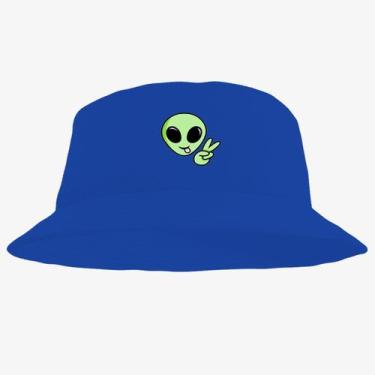 Imagem de Chapéu Bucket Hat Estampado ET Salve - MP Moda Masculina, Único, Azul 