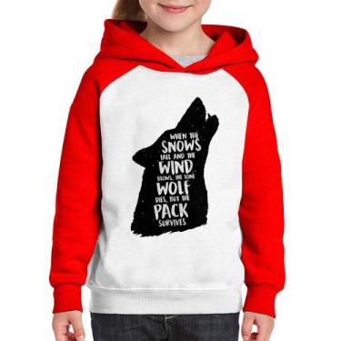 Imagem de Moletom Infantil When the snows fall and the white winds blow, the lon