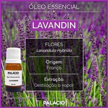Imagem de Óleo Essencial de Lavandin 10 ml 100% Puro - Palácio das Artes e Essên