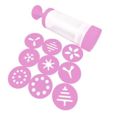 Imagem de Biscoito Fácil Pink com 10 pçs Decor-útil Rizzo Confeitaria
