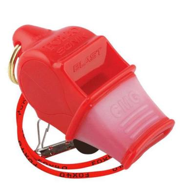 Imagem de Apito FOX 40 Sonik Blast CMG Vermelho com Cordão