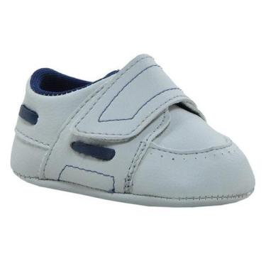 Imagem de Sapatinho de Bebê Bicho de Pé - Dockside Masculino com Fecho - Sintéti