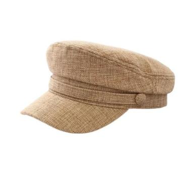 Imagem de Boina Boné Gorro Chapéu Modelo Europeu Telinha AltaQualidade, Bege, Ún
