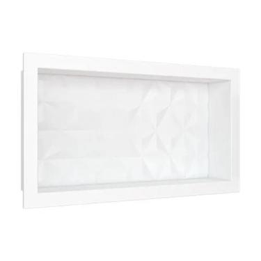 Imagem de Nicho Banheiro 60 x 30 cm Mármore Sintético Texturizado - Efeito 3D - 
