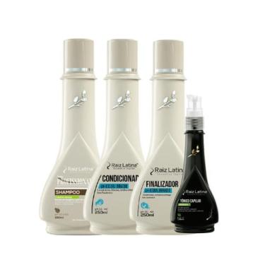 Imagem de Kit Cabelos Oleosos 250ml + Tônico capilar 120ml Raiz Latina