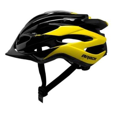 Imagem de Capacete Bike Arbok Raptor Preto e Amarelo, M, Preto, Amarelo