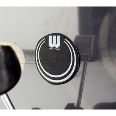 Imagem de Pad de Bumbo Williams WSPD-BK Kick Patch Dot Preto Compatível com Peda