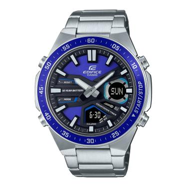 Imagem de Relógio Masculino Anadigi Casio Edifice A Prova D'Água EFV-C110D-2AVDF