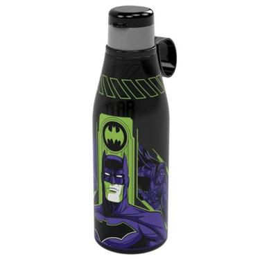 Imagem de Garrafinha do Batman com tampa Abre Fácil 530ml   1 unidade - Plasútil