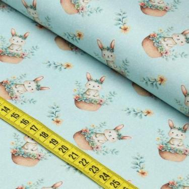 Imagem de Tecido Estampado Para Patchwork - Páscoa DP034 (0,50x1,50) - Fabricart