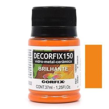 Imagem de Tinta Decorfix 150 Brilhante 37ml - Metal, Vidro e Cerâmica, 430 AMARE