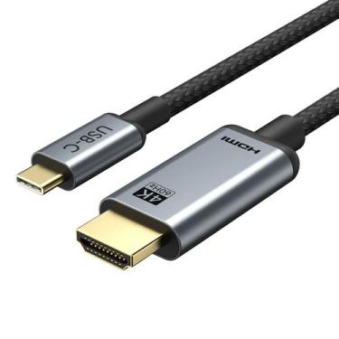 Imagem de Cabo USB C Para HDMI 4K 60Hz Para Notebook 1,8m CableTime