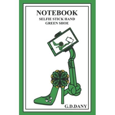 Imagem de NOTEBOOK SELFIE STICK HAND GREEN SHOE