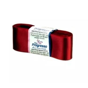 Imagem de Fita de Cetim Progresso 38mm nº9 - 10m Cor 389 Vinho - 01 unidade - Fi
